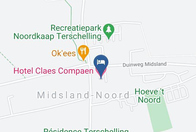 Terschelling - Hotel Claes Compaen Maps