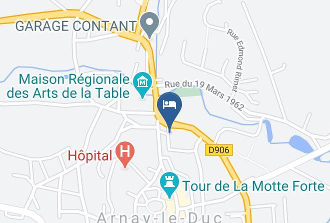 Cote D Or - Hotel Clair De Lune Maps