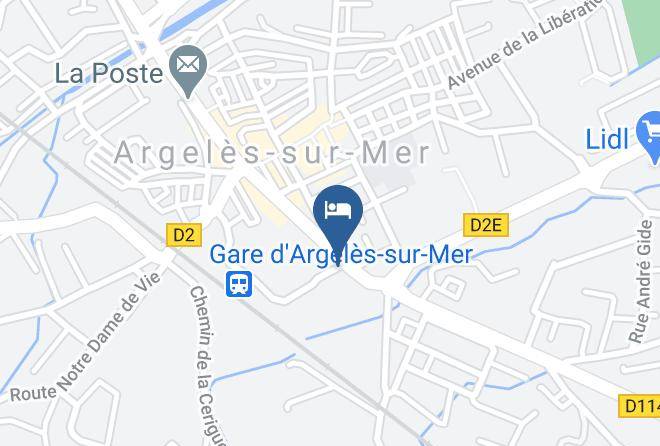 Pyrenees Orientales - Hotel Clair Logis Maps