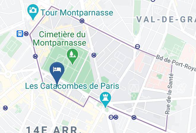 Paris - Hotel Clairefontaine Paris Montparnasse Maps
