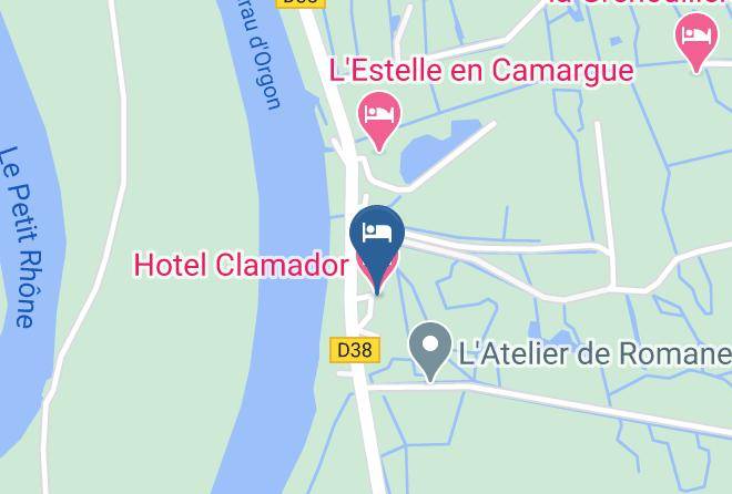 Bouches Du Rhone - Hotel Clamador Maps