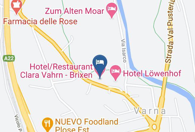Bolzano - Hotel Restaurant Clara Vahrn Brixen Maps