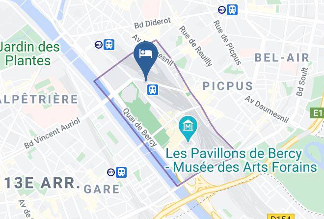 Paris - Hotel Claret Bercy Maps
