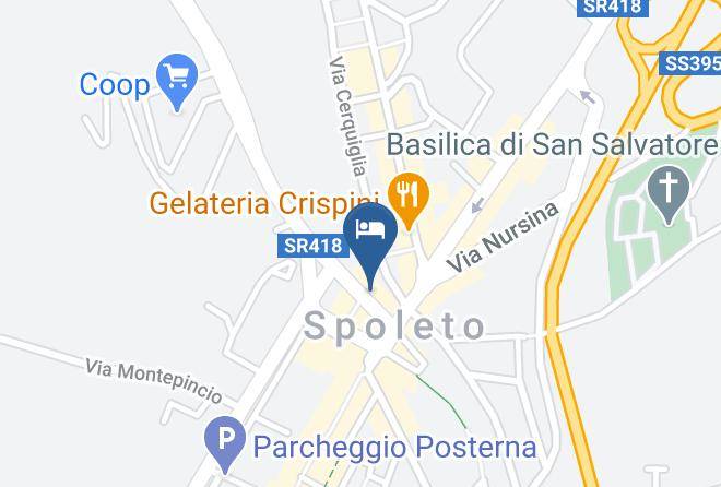 Perugia - Hotel Clarici Maps
