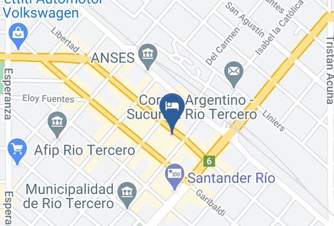 Tercero Arriba Department - Hotel Claro De Luna Maps