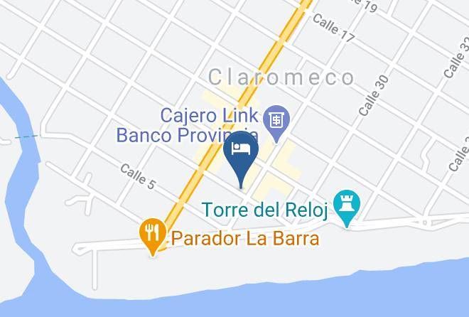 Hotel Claromeco Map