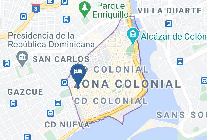 Santo Domingo De Guzman - Hotel Class Colonial Maps