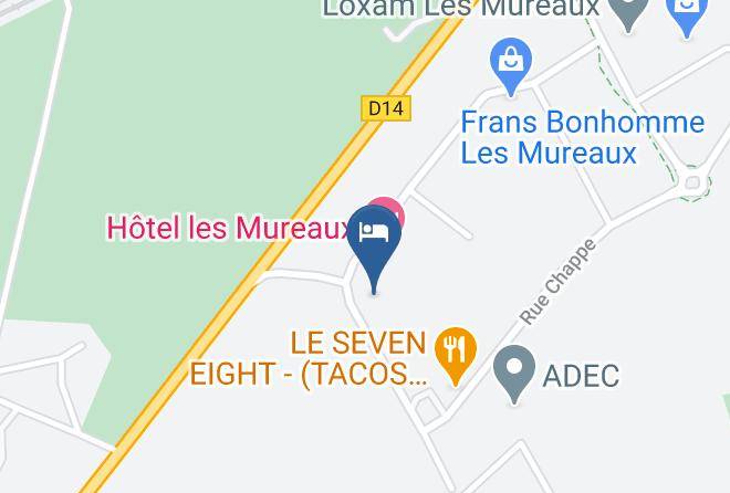 Yvelines - Hotel Class Eco 78 Aux Mureaux Maps