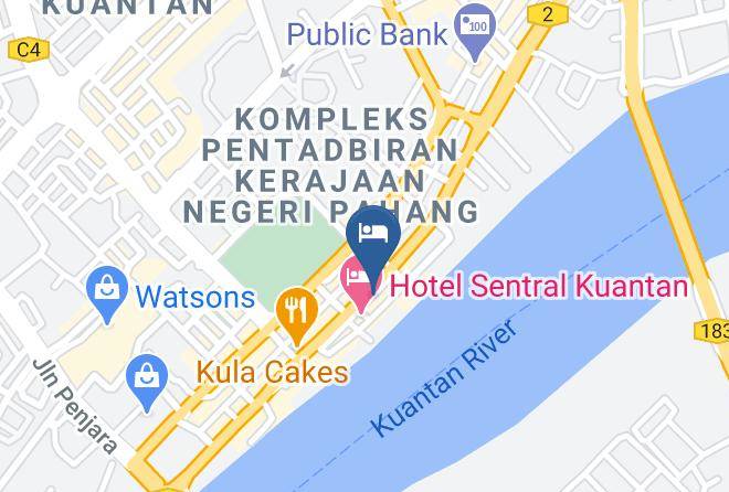 Kuantan District - Hotel Classic Kuantan Maps