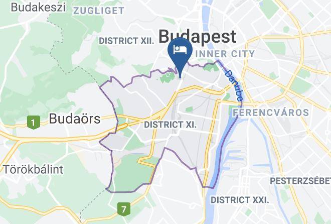 Budapest Sashegy - Hotel Classic Maps