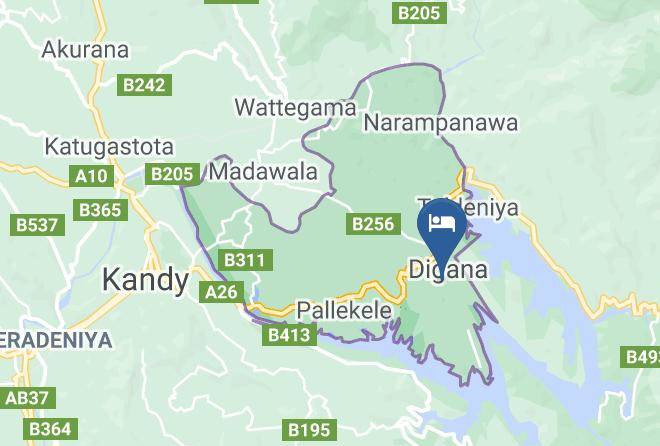 Kandy - Hotel Classio Maps