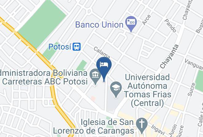 Tomas Frias - Hotel Claudia Maps