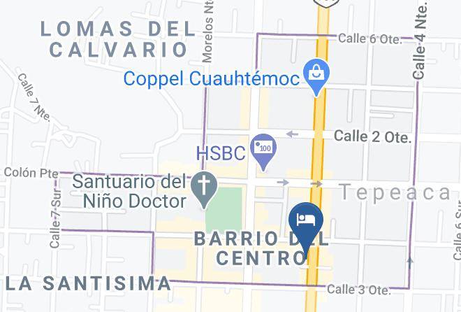 Tepeaca - Hotel Claudia Maps