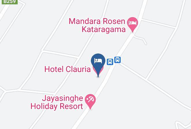 Badulla - Hotel Clauria Maps
