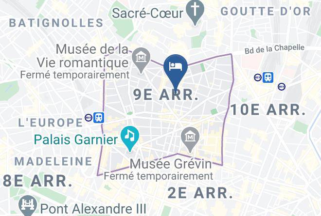Paris - Hotel Clauzel Maps