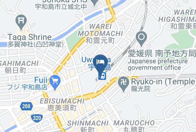 Uwajima City - Hotel Clement Uwajima Maps