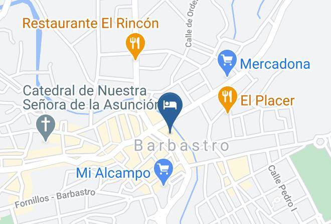 Huesca - Hotel Clemente Maps