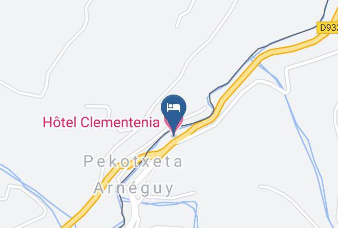 Pyrenees Atlantiques - Hotel Clementenia Maps