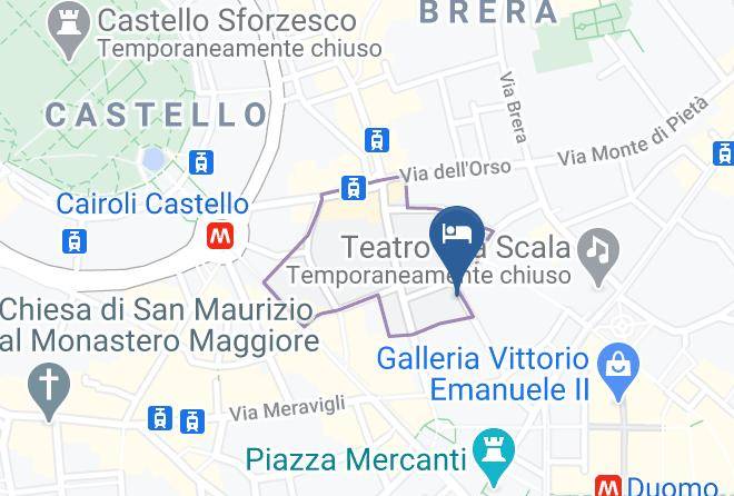 Milan - Clerici Boutique Hotel Maps