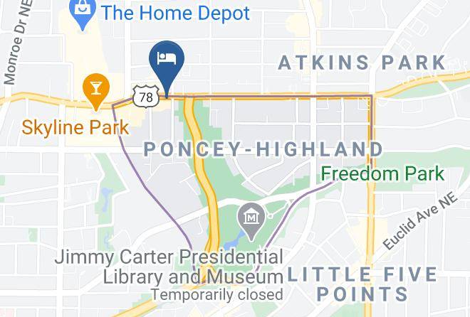 Fulton - Hotel Clermont Maps