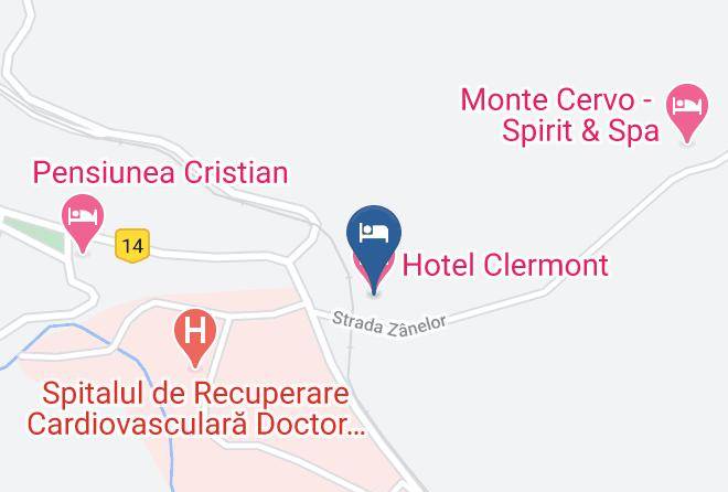 Covasna - Hotel Clermont Maps