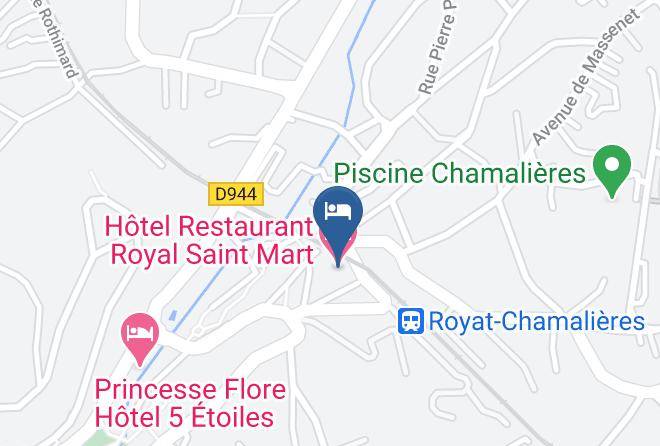 Puy De Dome - Hotel Restaurant Royal Saint Mart Maps