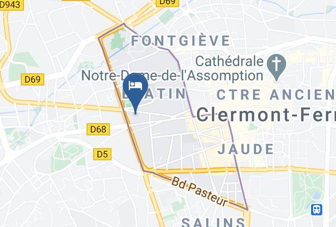 Puy De Dome - Hotel Clermont Ferrand Hotel De Bordeaux Maps