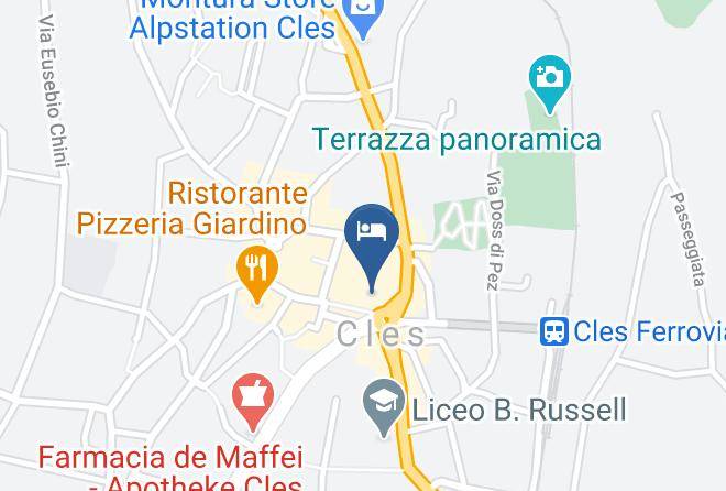 Trento - Hotel Cles Maps