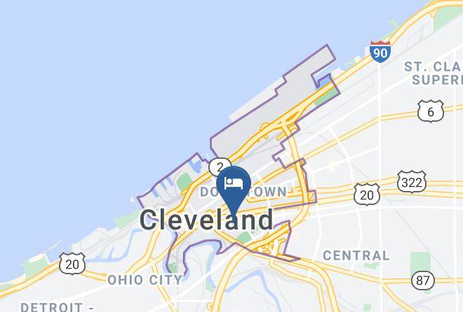 Cuyahoga - Hotel Indigo Cleveland Downtown Maps