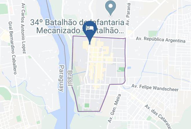 Foz Do Iguacu - Che Lagarto Foz Do Iguacu Maps