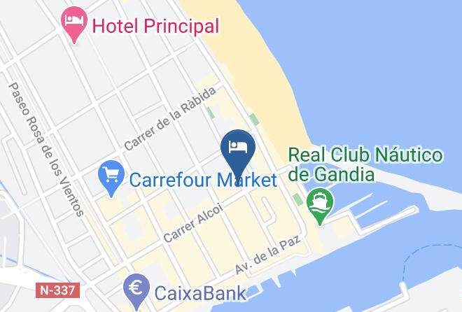 Valencia - Hotel Clibomar Maps