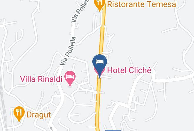 Cosenza - Hotel Cliche Maps