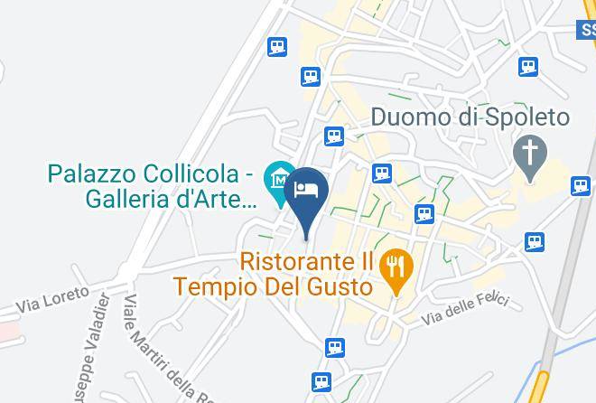 Perugia - Hotel Clitunno Maps