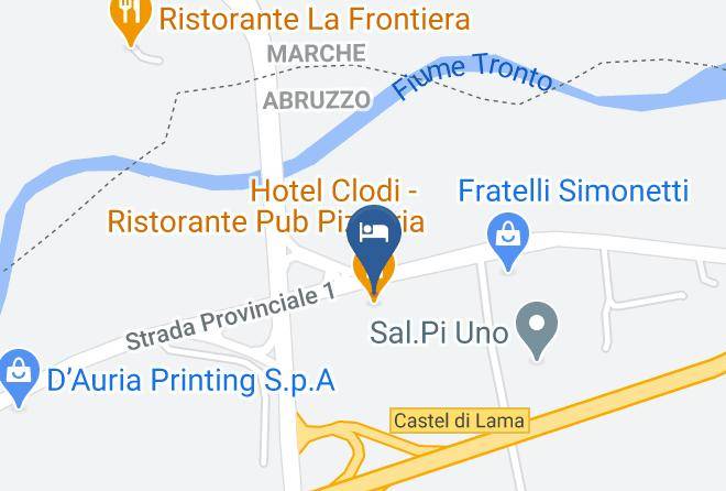 Teramo - Hotel Clodi Maps