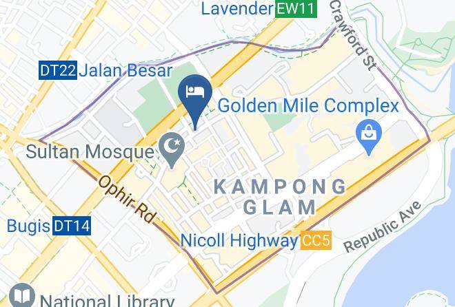Rochor - Hotel Clover 769 North Bridge Road Maps
