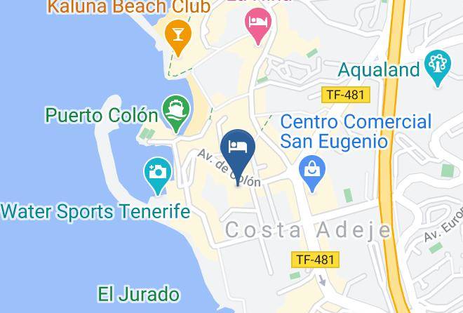 Santa Cruz De Tenerife - Hotel Club Atlantis Maps