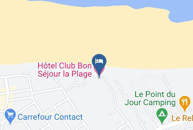 Calvados - Hotel Club Bon Sejour La Plage Maps