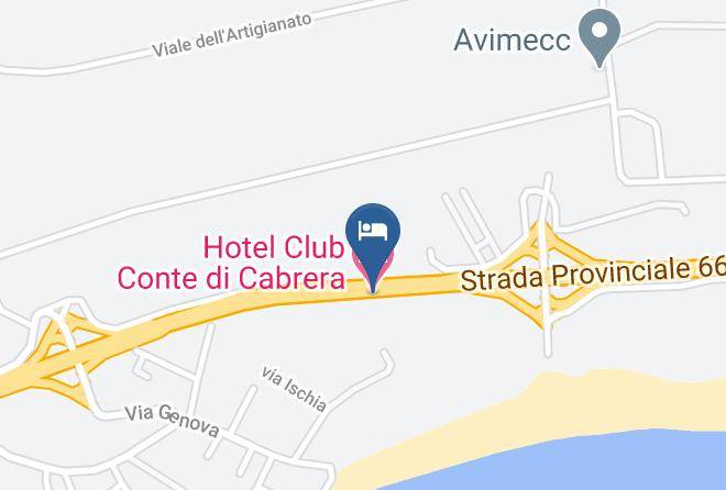 Ragusa - Hotel Club Conte Di Cabrera Maps