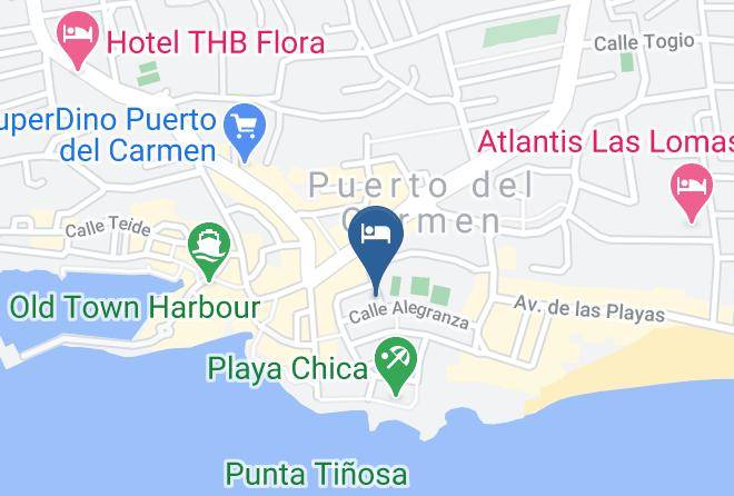Las Palmas - Hotel Club De Mar Maps