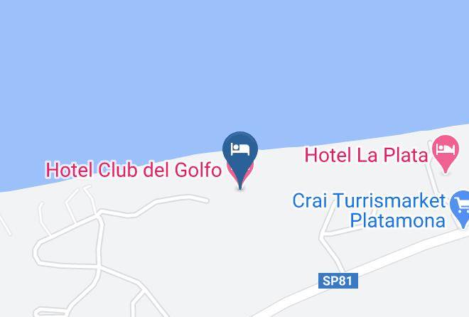 Hotel Club Del Golfo Map