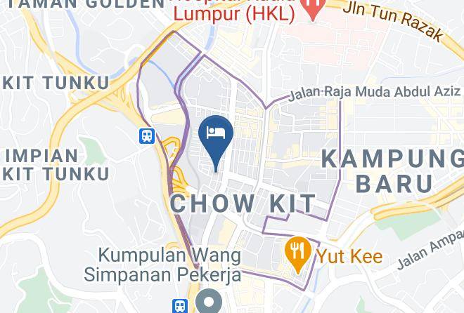 Kuala Lumpur - Hotel Club Dolphin Maps