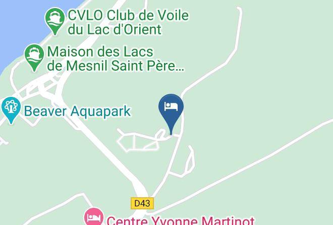 Aube - Hotel Club Du Lac D'orient Cap France Maps