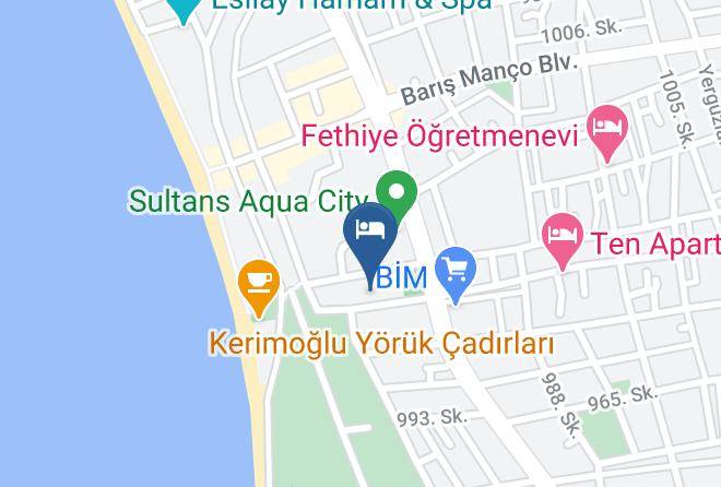 Fethiye - Hotel Club E Maps