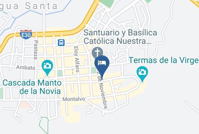 Banos De Agua Santa - Hotel Club Ejecutivo Maps