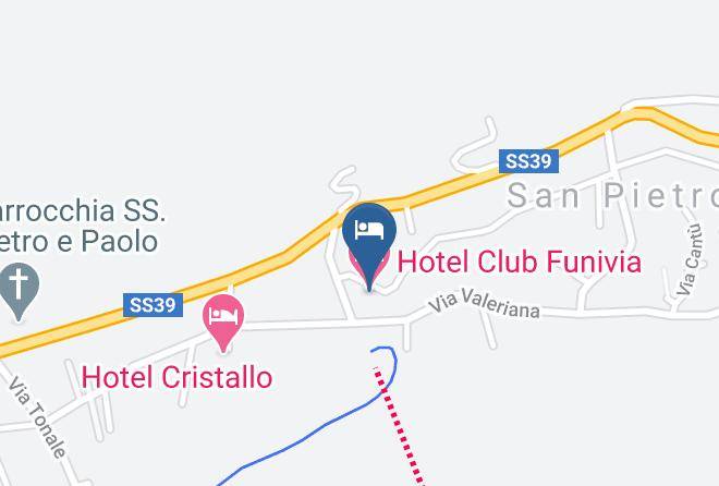 Hotel Club Funivia Map