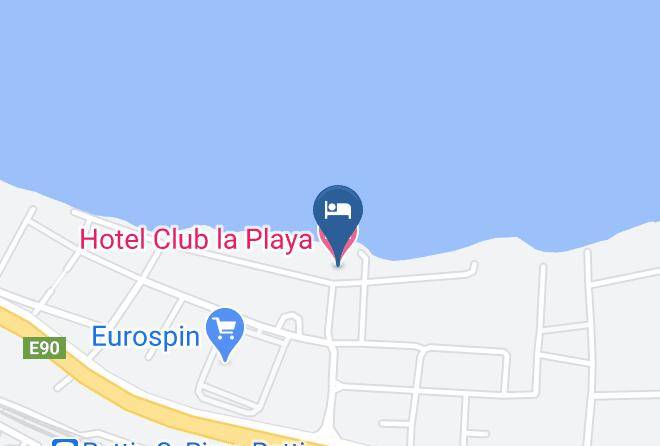 Messina - Hotel Club La Playa Maps