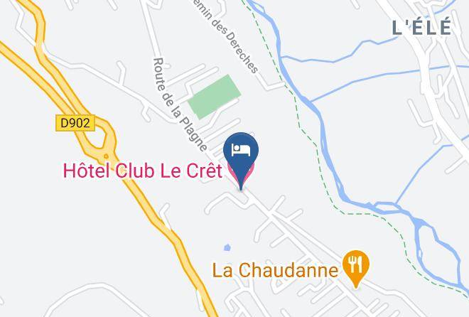 Haute Savoie - Hotel Club Le Cret Maps