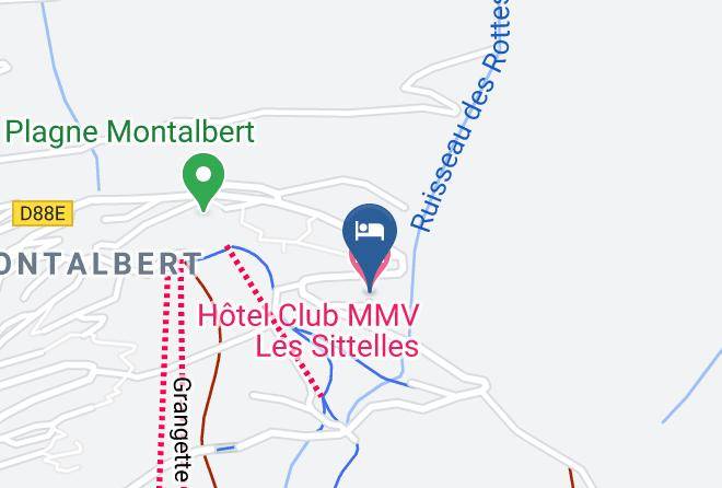 Savoie - Hotel Club Mmv Les Sittelles Maps