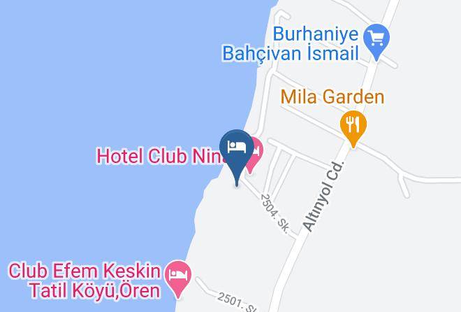 Hotel Club Mtk Map