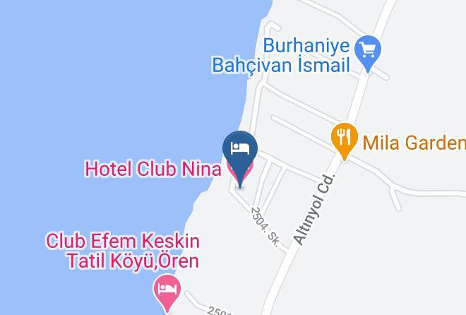 Balikesir - Hotel Club Nina Maps